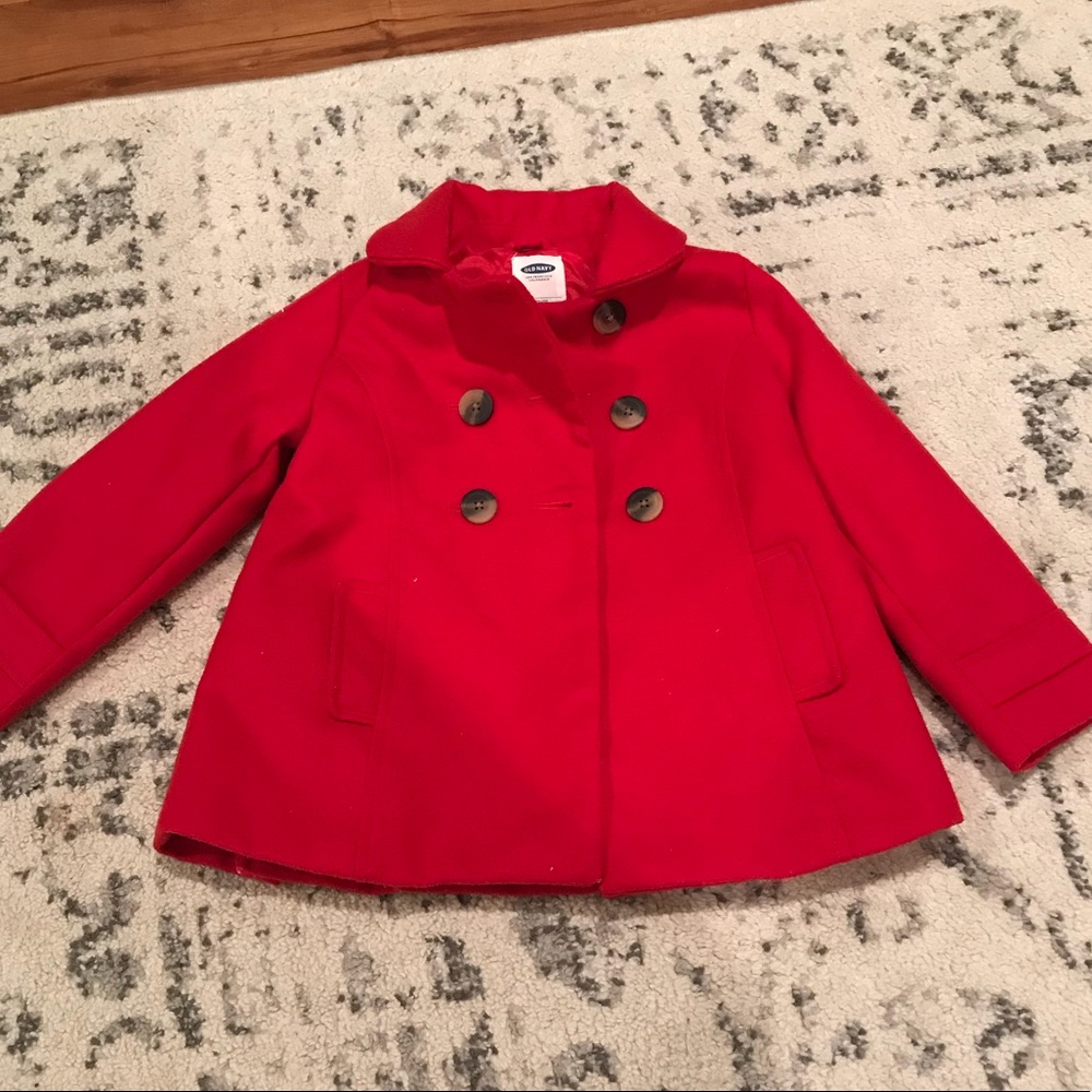 Toddler girls pea coat